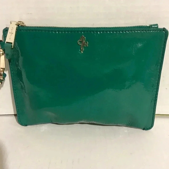 Cole Haan green leather wristlet bag - Picture 6 of 7